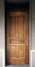 Porta blindata a pannelli rettangolari